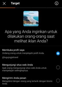 Menentukan Goals Iklan pada Instagram Ads